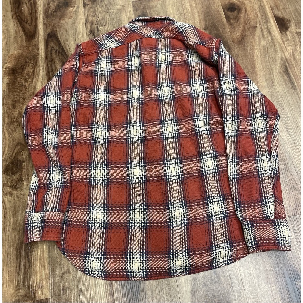 Imogene + Willie Ellie Plaid Red Flannel Shirt Womens XS Cotton Made in USA - Picture 2 of 9